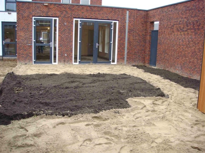 Tuin afgraven kosten